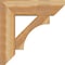 Ekena Millwork Westlake Slat Rough Sawn Bracket w/ Offset Brace, Western Red Cedar, 8"W x 26"D x 26"H BKT0806X26X26WTL06RWR - alternate 3